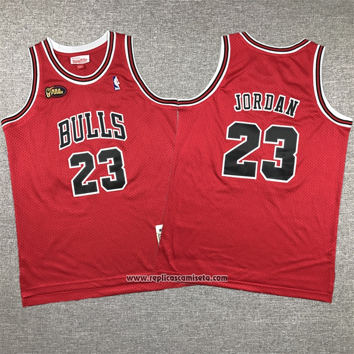 Camiseta Nino Chicago Bulls Michael Jordan #23 Mitchell & Ness 1997-98 NBA Finals Rojo